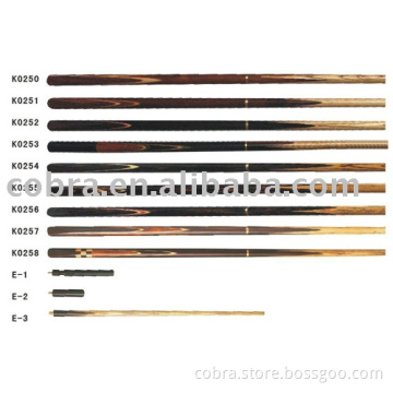 Snooker cues(K0250-K0258)